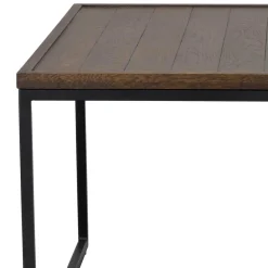 Wohnzimmertisch in Eiche Dunkel & Schwarz - Stamforts Tische