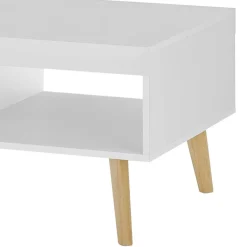 Outlet Wohnzimmertisch in Weiß und Eiche - Ginko Tische