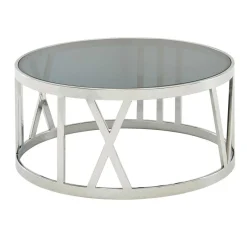 New Wohnzimmertisch mit Glasplatte in Schwarz getönt - Julado Tische