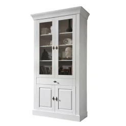 Wohnzimmervitrine Satumare in Weiß Vitrinen