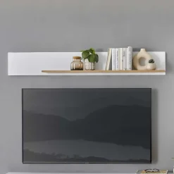 Hot Wohnzimmervitrinen & TV Board & Regal Set - Nenaloro (vierteilig) Wohnwände