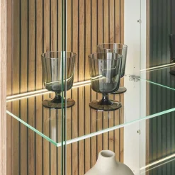 Hot Wohnzimmervitrinen & TV Board & Regal Set - Nenaloro (vierteilig) Wohnwände