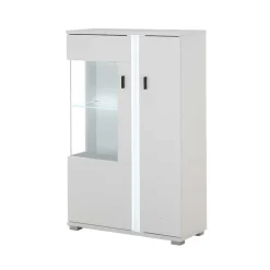 Wohnzimmerwand Möbelset mit LED Licht - Tirol (vierteilig) Wohnwände