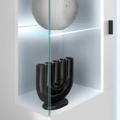 Wohnzimmerwand Möbelset mit LED Licht - Tirol (vierteilig) Wohnwände