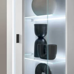 Wohnzimmerwand Möbelset mit LED Licht - Tirol (vierteilig) Wohnwände