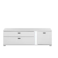 Wohnzimmerwand Möbelset mit LED Licht - Tirol (vierteilig) Wohnwände