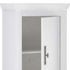 Sale Wohnzimmerwohnwand in weißer Holzoptik Pinie - Liancos (vierteilig) Wohnwände