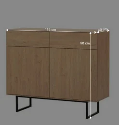 Outlet Wohnzimmer-Wohnwand Set - Jaskin (dreiteilig) Wohnwände