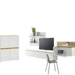 Online Wohnzimmeschränke & Regal Set - Nonessia (fünfteilig) Wohnwände
