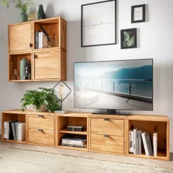 Hot Würfel Regale Kommoden Schränke Set - Iljona (neunteilig) Wohnwände