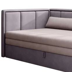 150x200 cm Bettsofa in Altrosa und Mauve - Tampa Sofas