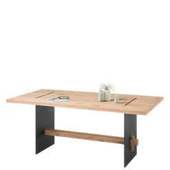 Best 180x90 cm Esstisch & Tischsessel - Khawala (siebenteilig) Sitzgruppe