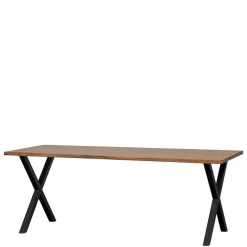 Online 200x90 cm Esszimmertisch in Walnuss Furnier - Athias Tische