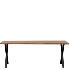 Online 200x90 cm Esszimmertisch in Walnuss Furnier - Athias Tische