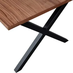 Online 200x90 cm Esszimmertisch in Walnuss Furnier - Athias Tische