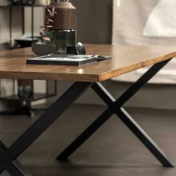 Online 200x90 cm Esszimmertisch in Walnuss Furnier - Athias Tische