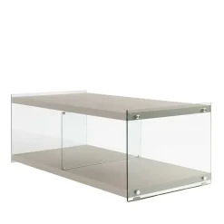 120x60 cm TV Tisch mit Glas Wangen - Culagan Tv & Hifi-Möbel|Lowboards