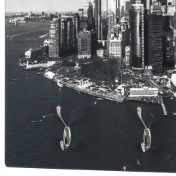 60x60 cm Wandgarderobe mit Fotodruck - Bahma Garderoben