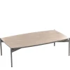 Online 85x50 Couchtisch mit Glas Beschichtung Taupe - Basel Tische
