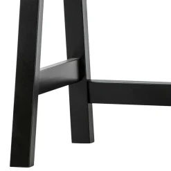 Outlet 140x62 Kiefernholz Schreibtisch in Schwarz - Ilvessino Tische