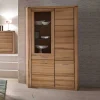 Best 108x200cm Wohnzimmerschrank aus Kernbuche - Uhelia Vitrinen