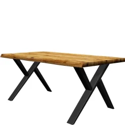 Best X-Fuß Esszimmertisch aus Eiche massiv - Trapper Tische