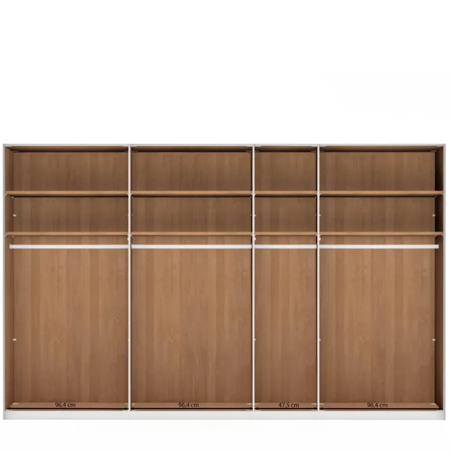 XL-Schlafzimmerschrank mit sieben Türen - Angelina Kleiderschränke