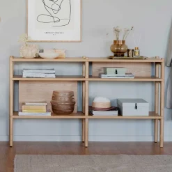 Best 140x81x36 4 Fächer Regal in modernem Design - Ulapos Regale