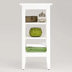 Best 42x85x31 Bad Regal aus Kiefer in Weiß lasiert - Lousias Regale