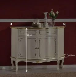 Best 121x91x45 Barock Design Kommode zweifarbig - Datalera Sideboards