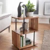 Sale 45x60x30 Beistelltisch Regal in Akazie - Matic Tische