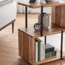 Sale 45x60x30 Beistelltisch Regal in Akazie - Matic Tische