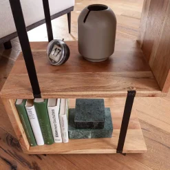 Sale 45x60x30 Beistelltisch Regal in Akazie - Matic Tische