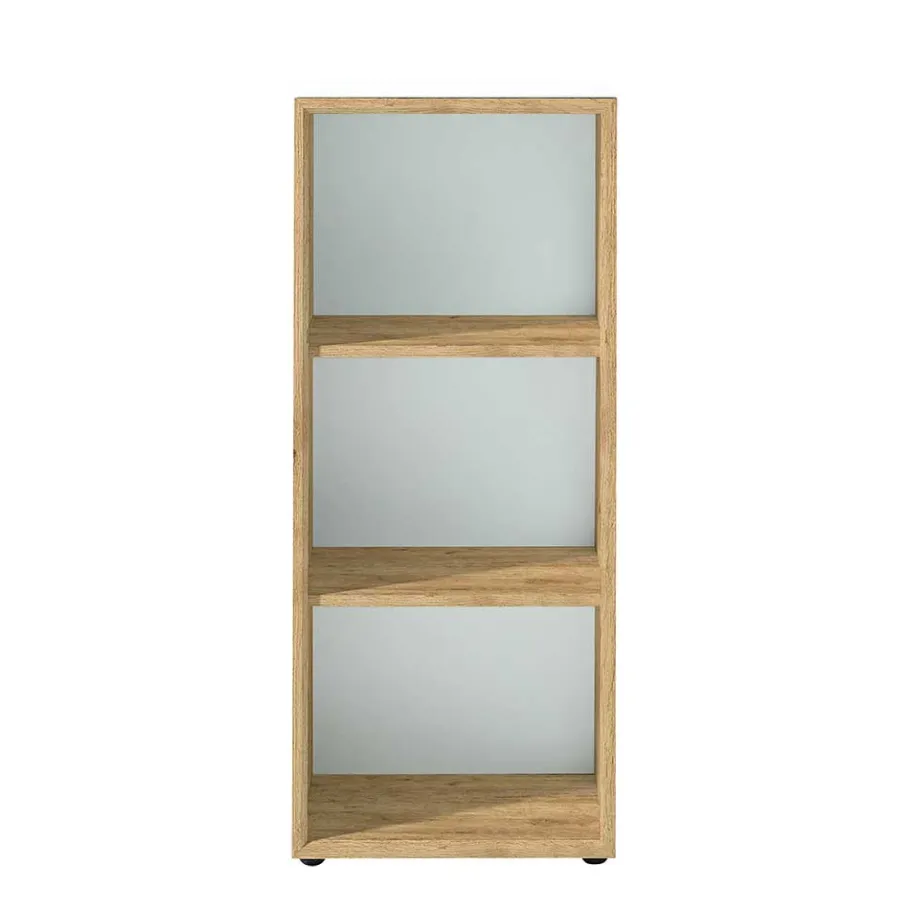 50x120x37 Büroregal in Weiß & Wildeiche - Laszlo Regale