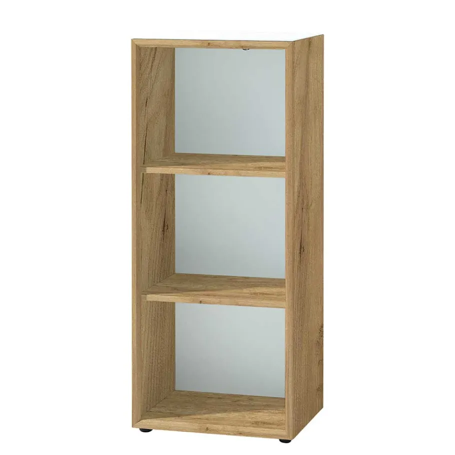 50x120x37 Büroregal in Weiß & Wildeiche - Laszlo Regale