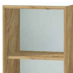 50x120x37 Büroregal in Weiß & Wildeiche - Laszlo Regale