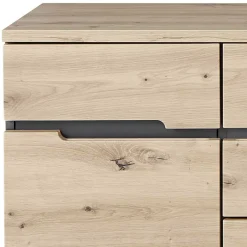 Best 120x107x38 cm Hochkommode in Wildeiche - Kuetra Sideboards