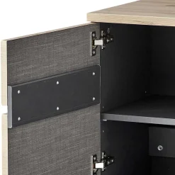 Best 120x107x38 cm Hochkommode in Wildeiche - Kuetra Sideboards