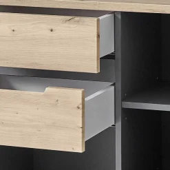 Best 120x107x38 cm Hochkommode in Wildeiche - Kuetra Sideboards