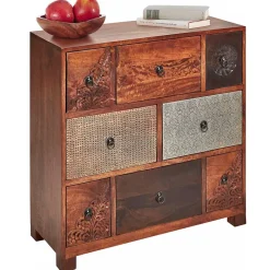 85x85x35 cm Kommode mit acht Schubladen - Welina Kommoden