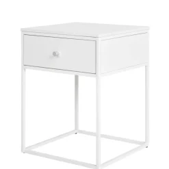 Sale 40x55x40 cm Nachttisch in Weiß - Vignola Kommoden