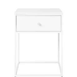 Sale 40x55x40 cm Nachttisch in Weiß - Vignola Kommoden