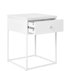 Sale 40x55x40 cm Nachttisch in Weiß - Vignola Kommoden