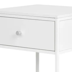 Sale 40x55x40 cm Nachttisch in Weiß - Vignola Kommoden