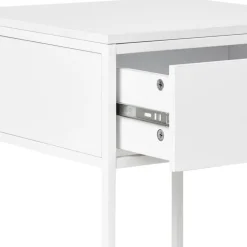 Sale 40x55x40 cm Nachttisch in Weiß - Vignola Kommoden