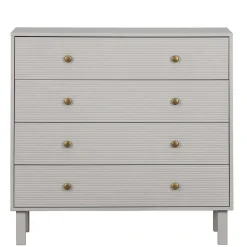 94x91x52 cm Skandi Kommode in Grau - Huvina Kommoden