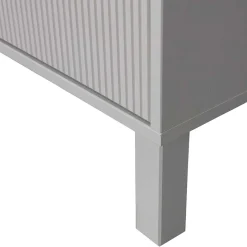 94x91x52 cm Skandi Kommode in Grau - Huvina Kommoden