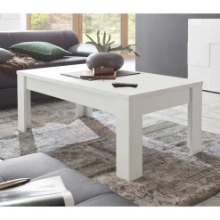 New 122x45x65 Couchtisch in Weiß lackiert - Mikes Tische