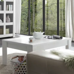 New 122x45x65 Couchtisch in Weiß lackiert - Mikes Tische