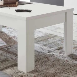 New 122x45x65 Couchtisch in Weiß lackiert - Mikes Tische